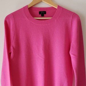J.Crew Cashmere sweater, neon pink, size M, NWOT